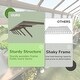 preview thumbnail 29 of 39, VEIKOUS Wooden Greenhouse Shelves, Heavy-Duty Storage Shelving for Wooden Greenhouses, 5 Available Sizes