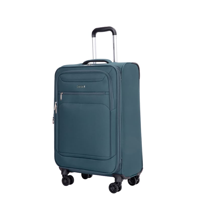 Carry On Luggage Sets 3 Piece, Softshell Lightweight Durable Suitcase with Spinner Wheels and Alloy Zipper, for Men Women