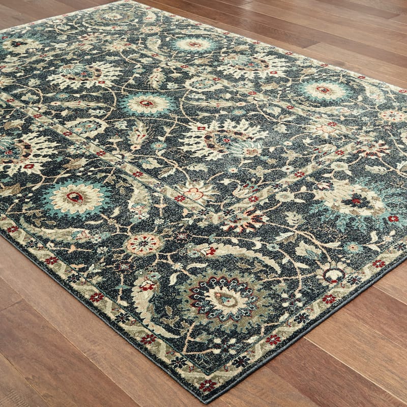 Style Haven New Traditions Floral Dense Pile Area Rug