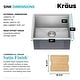 preview thumbnail 96 of 162, KRAUS Kore Workstation Undermount Stainless Steel Kitchen Sink