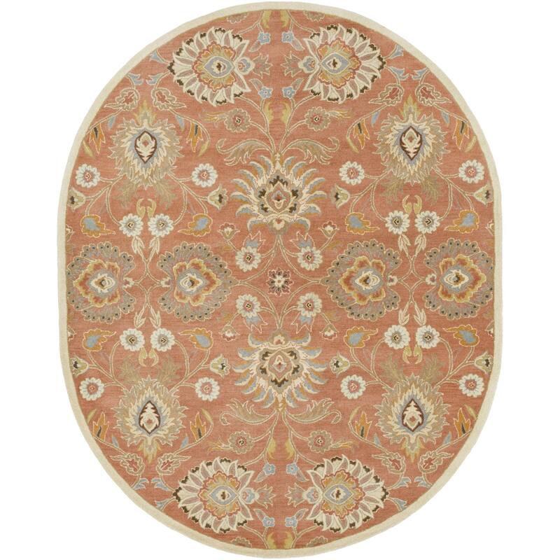Livabliss Caesar Updated Traditional Border Area Rug.