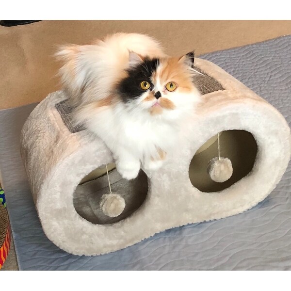 Top Product Reviews For Trixie Liana Fleece Lined Scratcher Cat