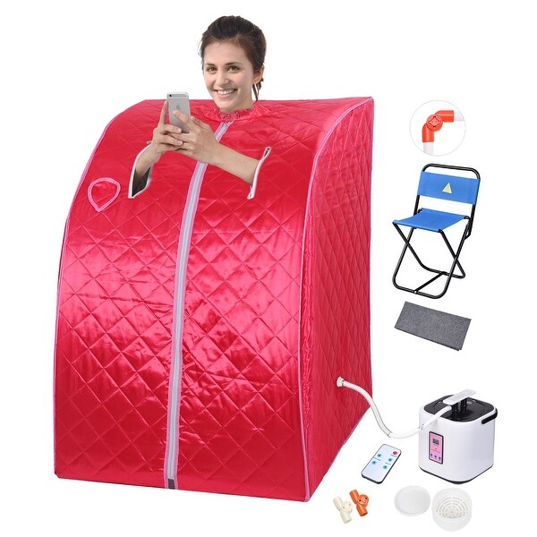 Yescom 2L Portable Personal Steam Sauna SPA W/ Large Chair Bath