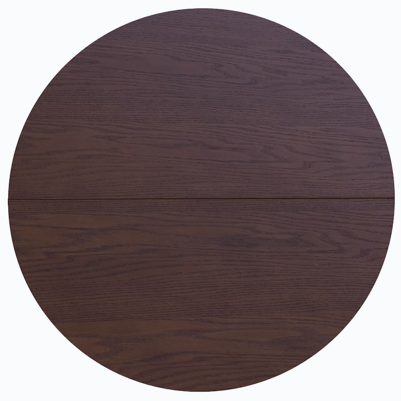 Christopher Knight Home - Mid-Century Extendable Dining Table Set with Upholstered Cane Back Dining Chairs