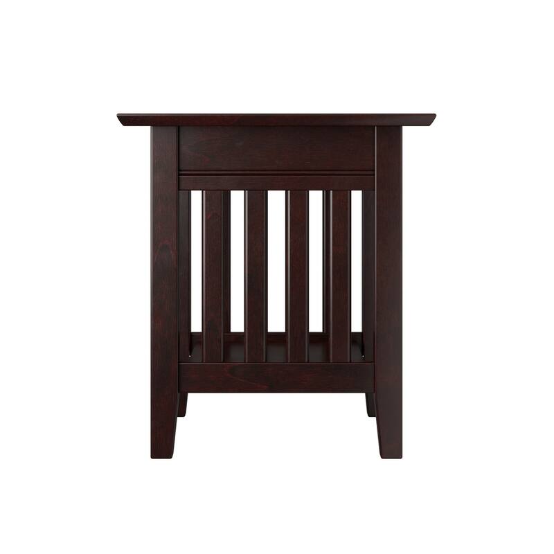 AFI Mission End Table Set of 2 with Built-in Charger
