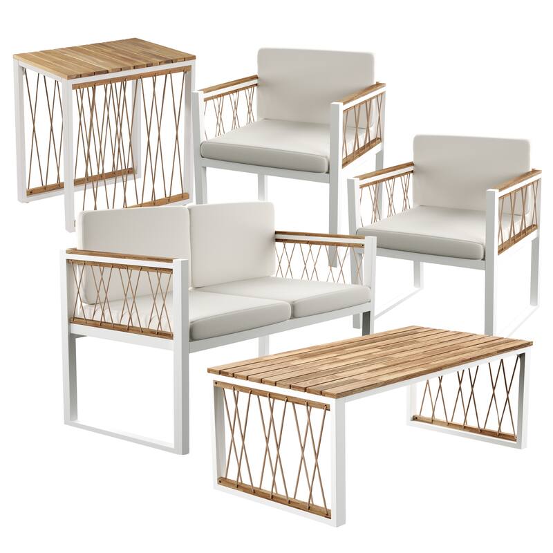 SEI Furniture Wilsey Outdoor Seating Set - 5pc by SEI Furniture