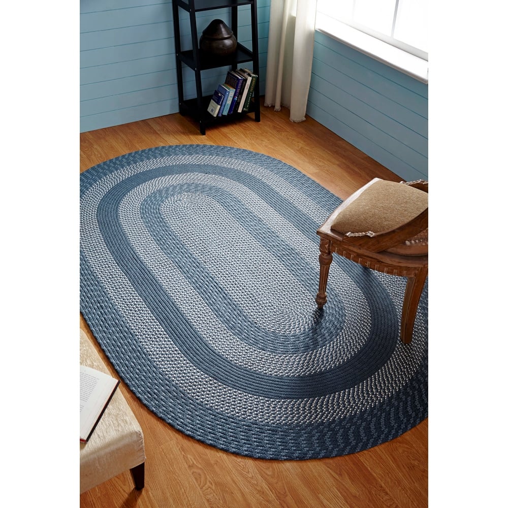 Better Trends Newport Braid Collection 100% Polypropylene Durable & Stain Resistant Double-Sided Reversible Indoor Utility Rug