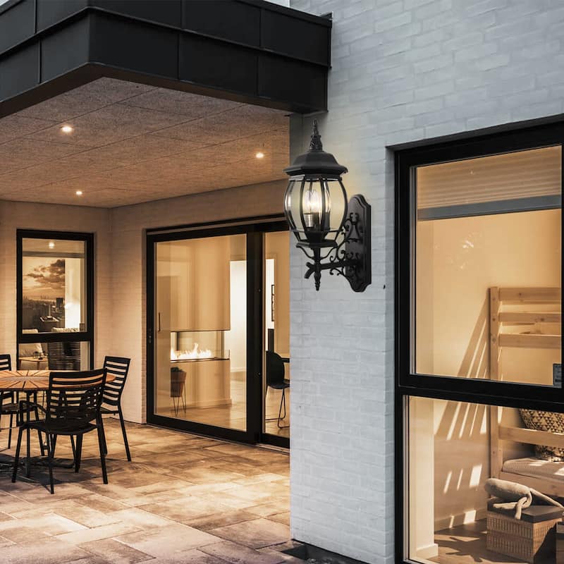 Outdoor 1/3 Light Waterproof Aluminum Wall Light