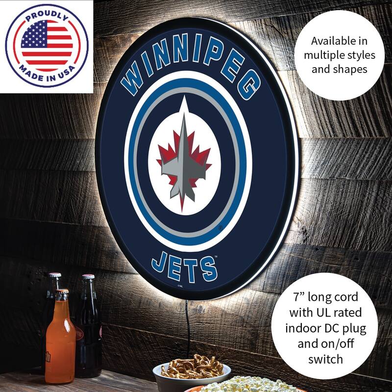 Winnipeg Jets LED Lighted Sign