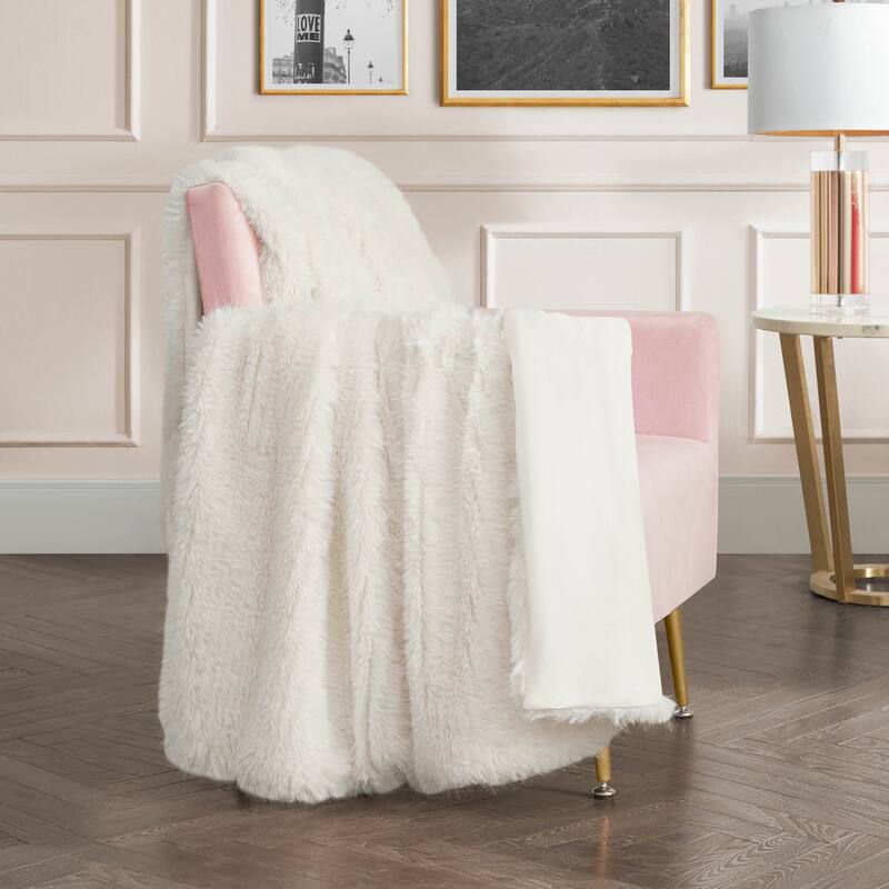 Juicy Couture Eyelash Faux Fur Blankets