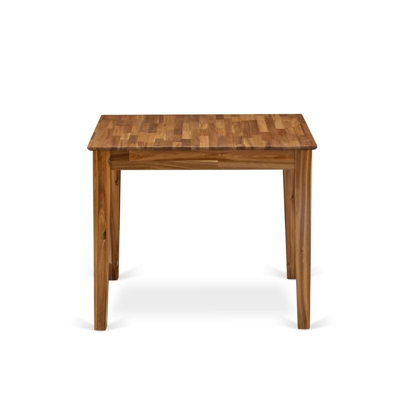 East West Furniture Oxford Square Dining Table for Small Spaces (Finish Color Options) - 1 Table