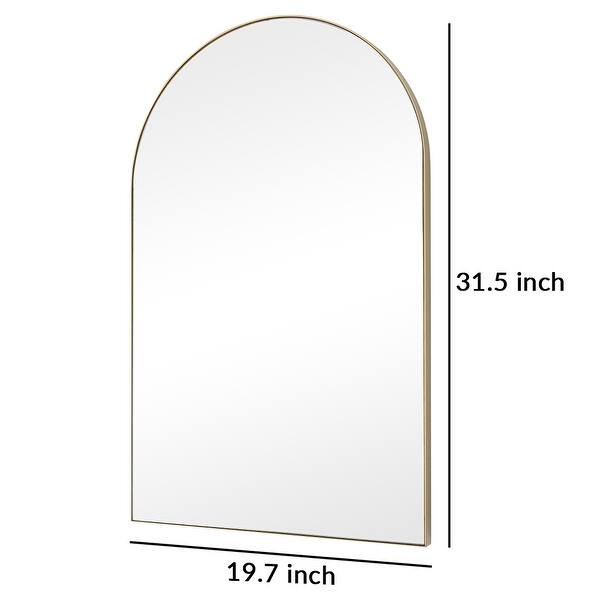 Arched Wall Decorative Mirror 50 x 80 cm On Sale Bed Bath