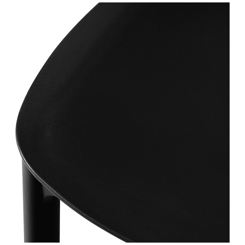 Frond and Form Outdoor Patio Stacking Dining Side Chair (Set of 2)