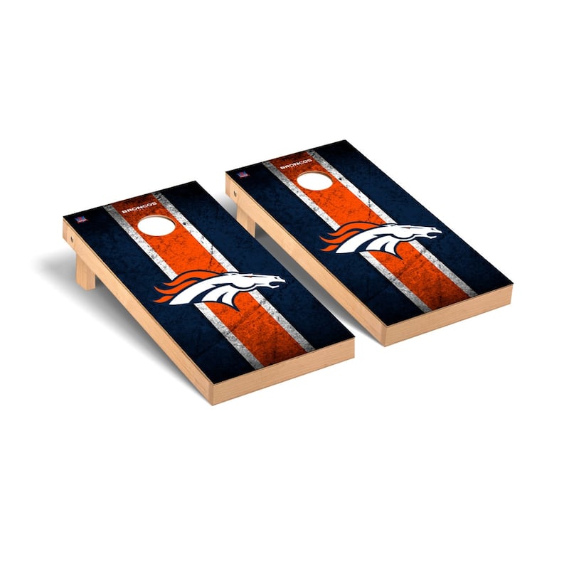 Denver Broncos 2x4 Pro Cornhole Boards - V5 - Include Case & Lights