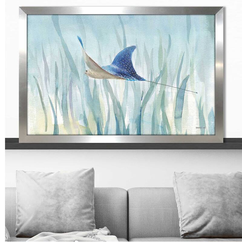 "Undersea Ray" by Danhui Nai Print on Acrylic