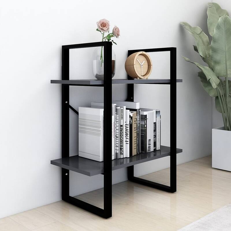 vidaXL Bookshelf Book Cabinet Shelving Unit for Living Room Engineered Wood