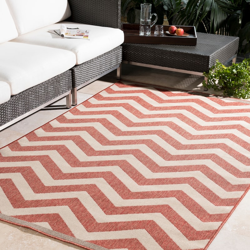 Artistic Weavers Chevron Stripe Indoor/ Outdoor Area Rug