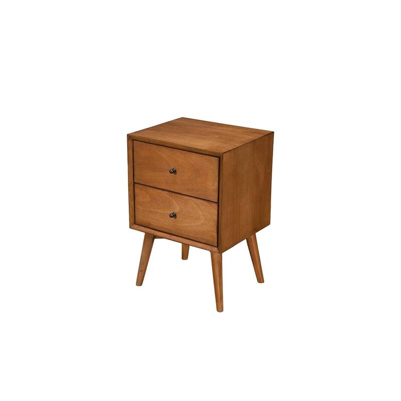 Acorn 2 Drawer 18 in. W Nightstand with Sturdy Hardware and Ample Storage