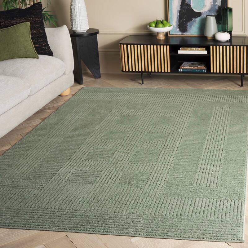 SAFAVIEH Selena Pratibha Modern Contemporary Rug - 6' x 9' - Green