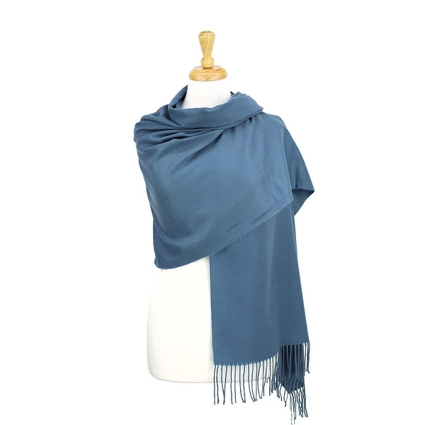 Large Soft Solid Cashmere Scarf Shawls Pashmina Men and Women