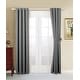 preview thumbnail 3 of 99, 4 Piece Grommet Darkening Blackout Window Panel Curtain Set 63 Inches - Charcoal Grey