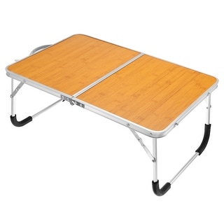 Foldable Laptop Table, Portable Lap Desk Picnic Bed Tables, Brown - Bed ...