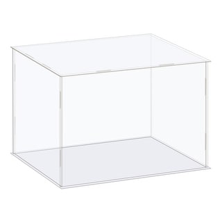 Display Case Box Acrylic Box Transparent Showcase 36x21x21cm for ...