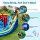 preview thumbnail 8 of 8, Gymax Inflatable Water Park w/Splash Pool Water Cannon Basketball Rim - Multi-Color