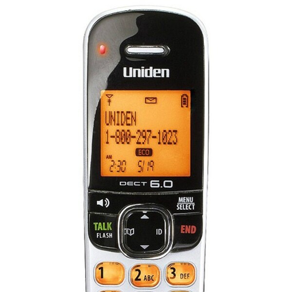 Uniden D1760-4 Cordless Phone with LCD Display /& 3 Additional Handsets