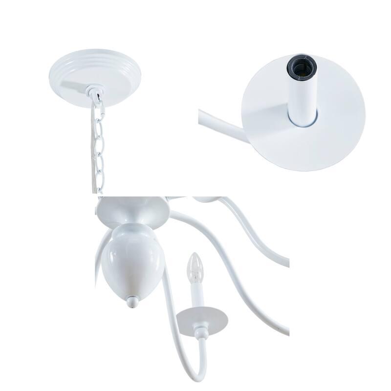 Martha Stewart Amelia 8-Light Traditional Metal Chandelier