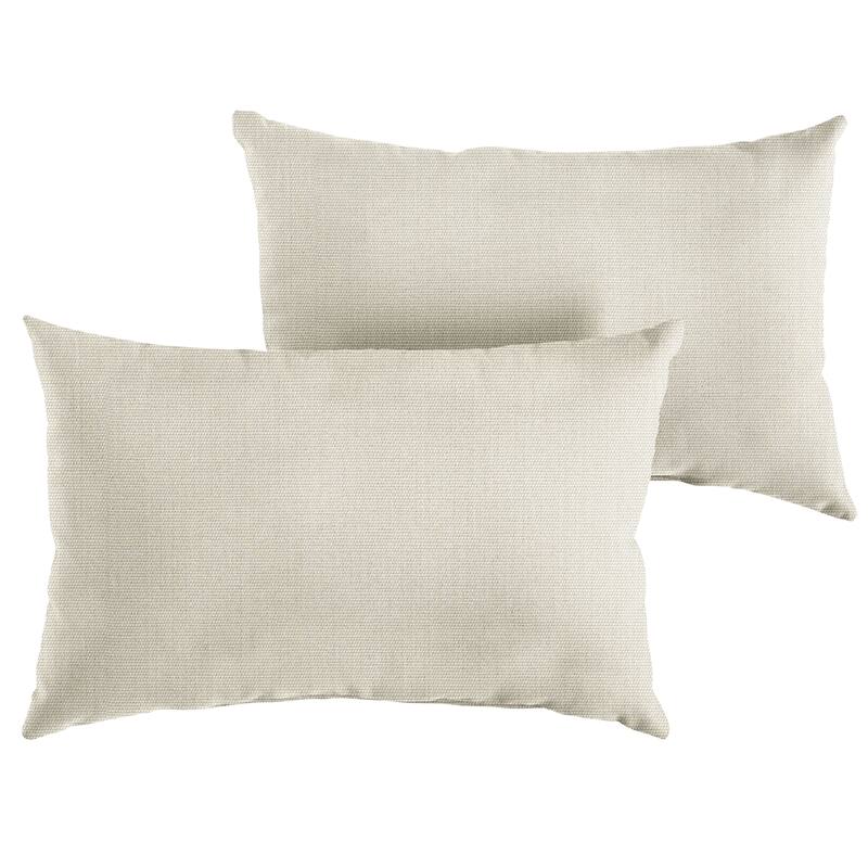 Sorra Home Sunbrella Outdoor Knife Edge Pillow Set of 2