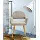 Carson Carrington Saimovaara Keyhole Back Upholstered Dining Arm chairs (Set of 2) - N/A
