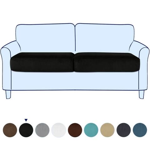 Subrtex Separate Sofa Cushion Cover Velvet Cushion Furniture Protector