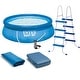 preview thumbnail 1 of 6, Intex 15ft x 48in Easy Swimming Pool Kit w/ 1000 GPH GFCI Filter Pump 26167EH - 87