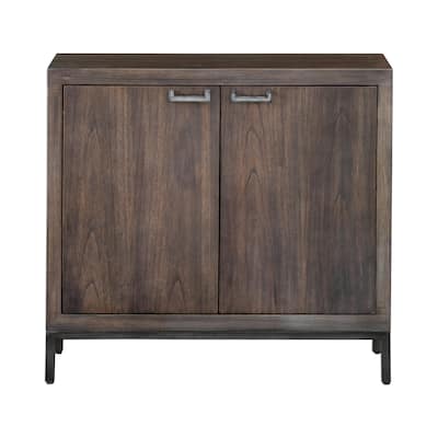 2 Tier Adjustable Shelves Storage Cabinet - 36"