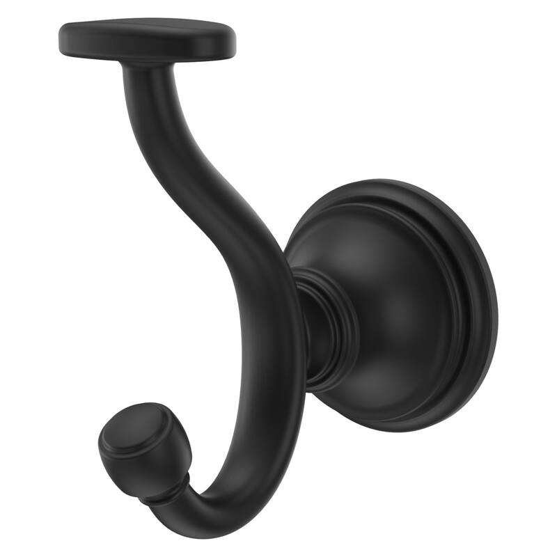 Pfister Tisbury Double Robe Hook - Spot Defense Matte Black