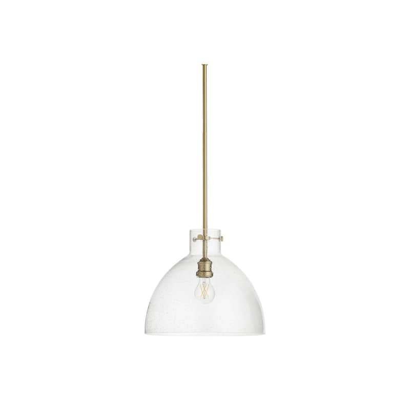 Quorum International 14" Wide Pendant - Aged Brass
