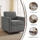 preview thumbnail 15 of 154, Set of 2 Modern Swivel Accent Armchairs Upholstered Arm Chairs