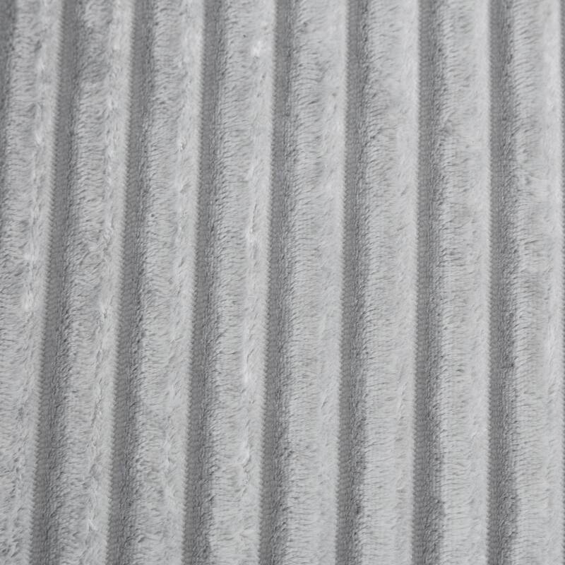 Roomfitters 75 Inch Modern Chaise Lounge Sofa with Adjustable Backrest and Cup Holders, Corduroy