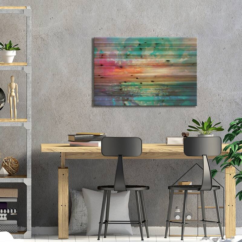 Skye Colour Spectrum Print On Wood by Scott Naismith - Multi-Color