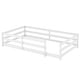 preview thumbnail 14 of 25, Twin Size Floor Kids Wooden Montessori Bed Frame w/ Safety Guard Rails