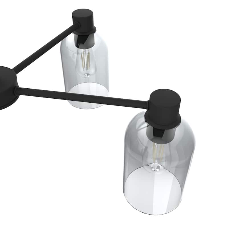 Hunter Lochemeade 5 Light Chandelier - Dining Room, Living Room, Entry - Modern Farmhouse, Industrial, Contemporary