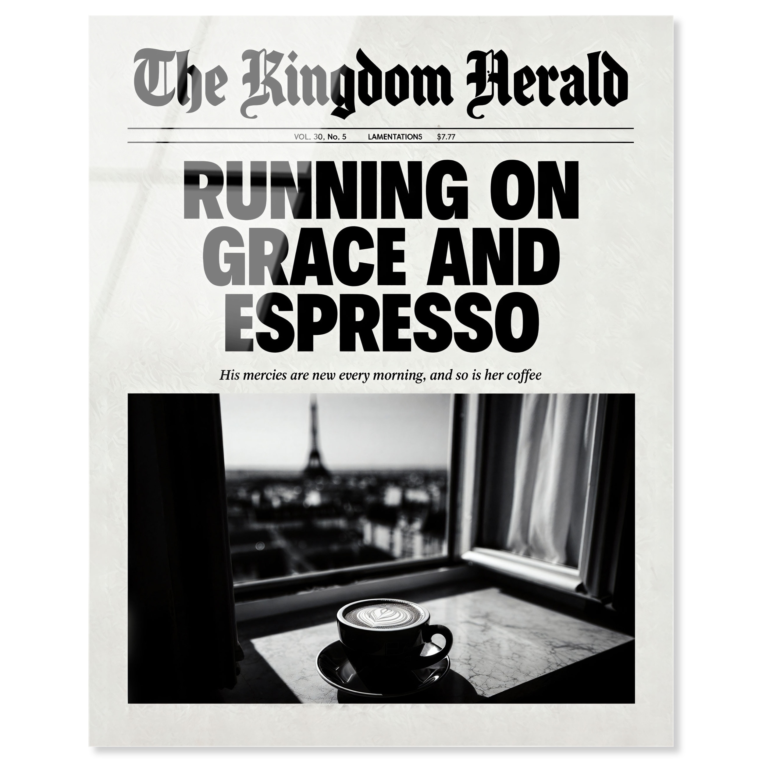 Kingdom Coffee Glam Wall Decor Acrylic Print by Art Remedy