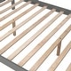 preview thumbnail 10 of 16, Contemporary Design Bunk Bed with Stairway and Guardrails, Safety Guaranteed, Maximized Storage Space, Grey