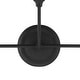 preview thumbnail 4 of 4, Libby Langdon for Crystorama Sylvan 3 Light Black Forged Bathroom Vanity - 23.25'' W x 13.25'' H x 9.75'' D