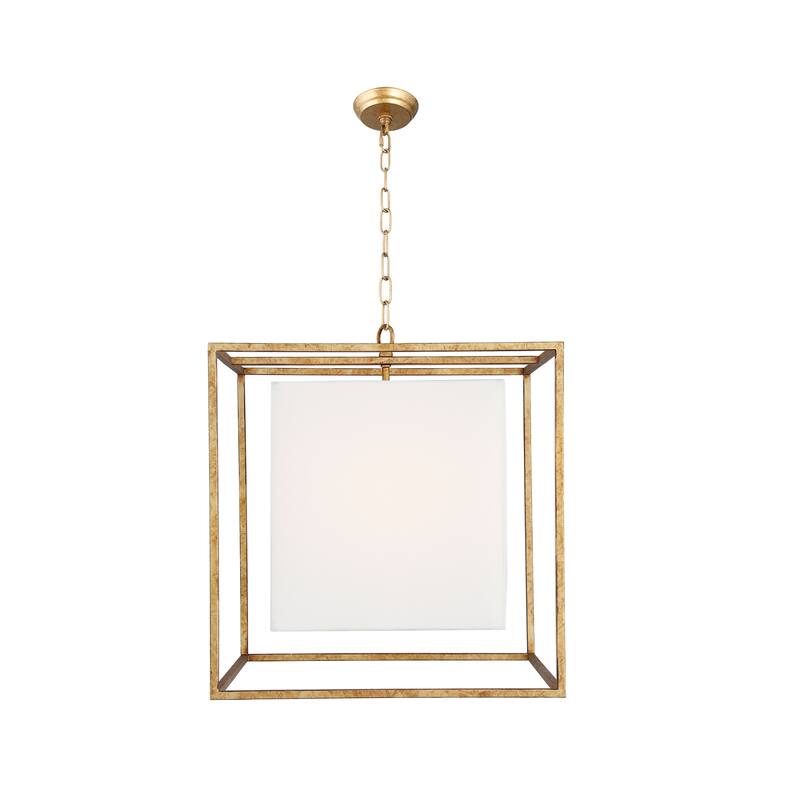 Chandelier in Antique Gold Finish - Antique Gold Finish - Antique Gold Finish