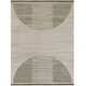 preview thumbnail 34 of 55, Nourison Astra Machine Washable Indoor Only Graphic Area Rug 4' x 6' - Ivory/Olive - Rectangle