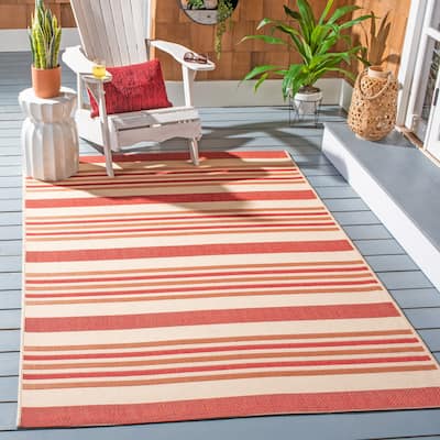 SAFAVIEH Courtyard Nancie Indoor/ Outdoor Waterproof Patio Backyard Rug