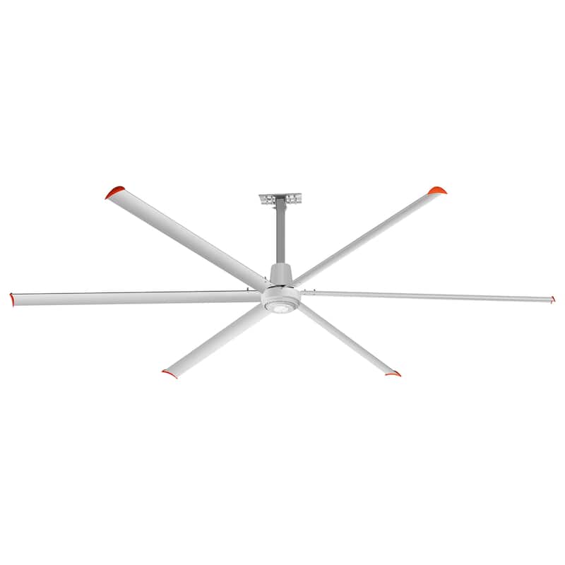 12ft HVLS Commercial 144" Ceiling Fan without Light with 6 Aluminum Blades