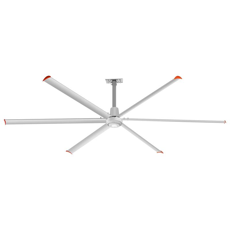 72"/84"/96"/120"/140" HVLS Industrial Ceiling Fan with 6/8 Aluminum Blades without Light